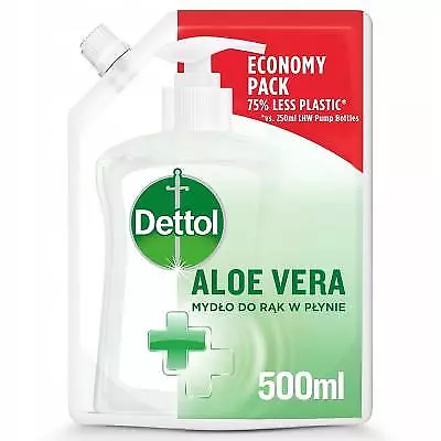 DETTOL Sapone liquido antibatterico Aloe e Vitamina E 500ml