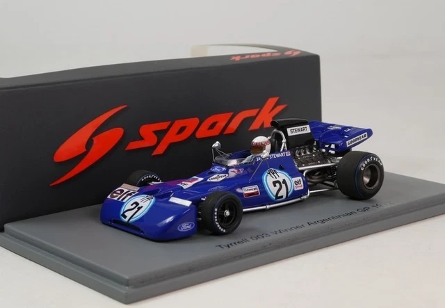 Modèle 1/43 Spark - Tyrrell 001 Jackie Stewart #3 Grand Prix