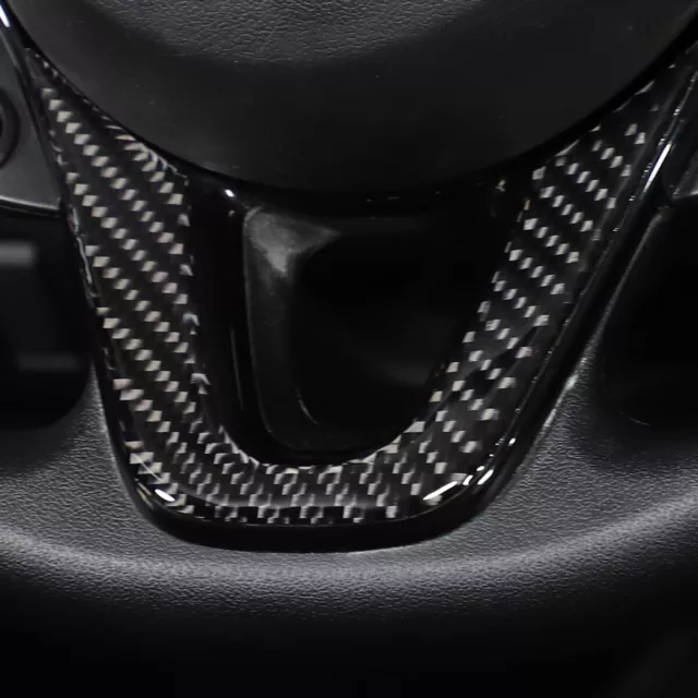 Carbon Fiber Lenkradabdeckung Dekor Passend für Smart Fortwo Forfour 453 ab 2015