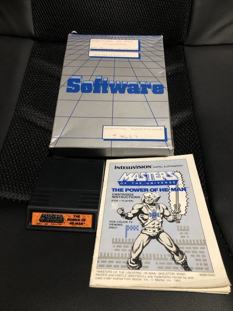 Manual Box Release Reference: Intellivision Masters Of The Universe Intv Manual Box 35 00