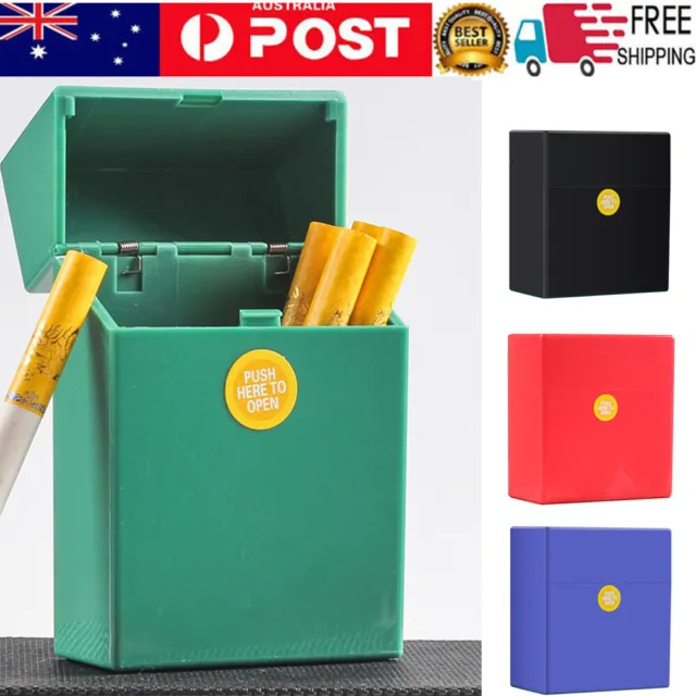 For 50 Cigarettes Flip Open Cigarette Storage Case Holder Tobacco-Box