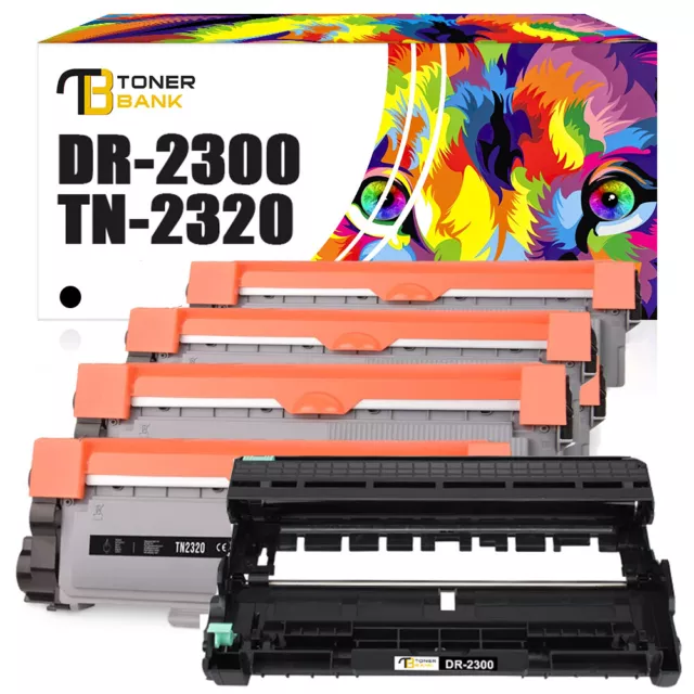 XL Toner Kompatibel für Brother TN-2320 DR-2300 MFC-L2700DW L2700DN HL-L2300D