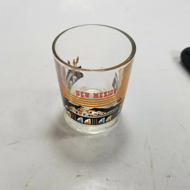 Shot Glass New Mexico Pueblo Santa Fe Albuquerque Las Cruces Ruidoso Taos