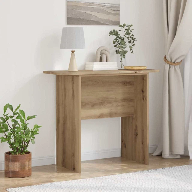 Table Console d'Entrée, 70x35x75 cm, Avec tiroir, Meuble d'appoint, Blanc