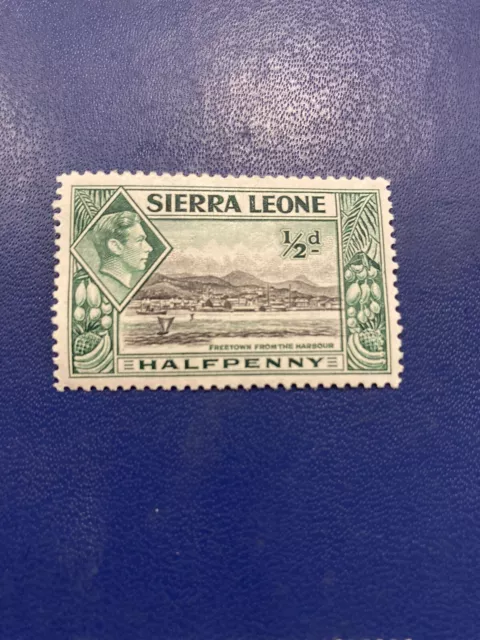 Sierra Leone Stamps 1938 KGVI 1/2d green & brown MH