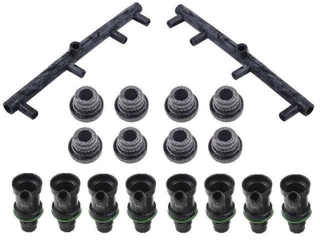 thumbnail image 2 of 8 Fuel Injector Seals + 8 Nozzle Holder Housing Socket Kit For Mercedes – Genuine / Febi 2 of 6