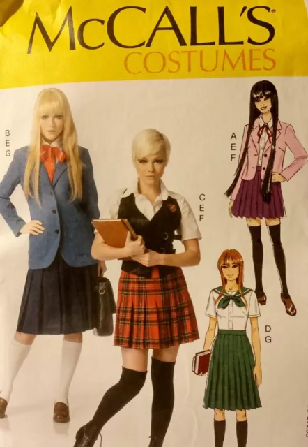 McCall's Costumes Sewing Pattern Uncut 2015 Sizes 6 - 14 Cosplay Halloween