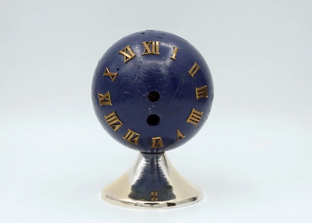 Horloge De Table Ancienne - Boîtier Argent 925 - Fabriquée En Suisse - À Remontoir Manuel