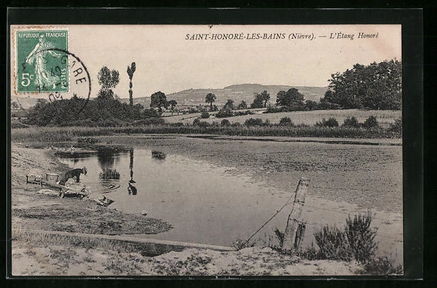 CPA Saint-Honoré-les-Bains, l´Étang Honoré