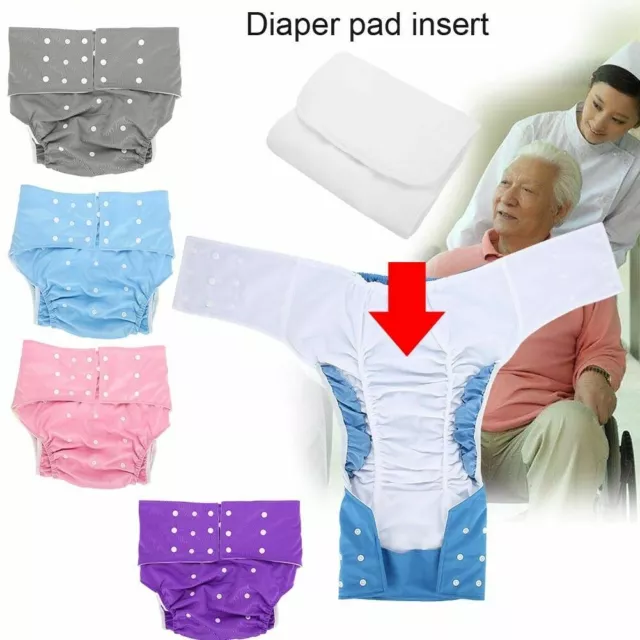 Washable Baby Pocket Nappy Cloth Reusable Diaper Cover Wrap for Adult/Elderly