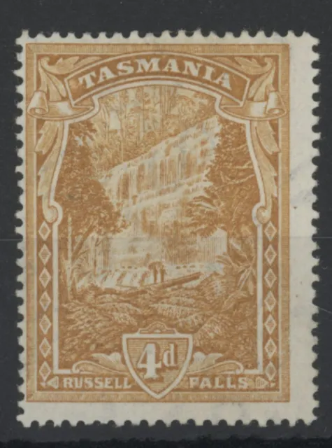 AUS019 Tasmania Queen Victoria 4d deep orange- buff stamp (SG234) 1900 mint
