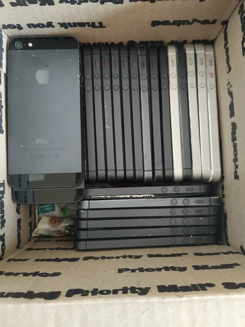 Lot of 10 iPhone 5 for Scrap ,Parts or Gold (black/white)