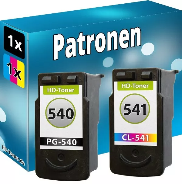 Patronen für Canon PG-540 / CL-541 PIXMA MG3150 MG3550 MG3650 MX395 MX475 TS5150