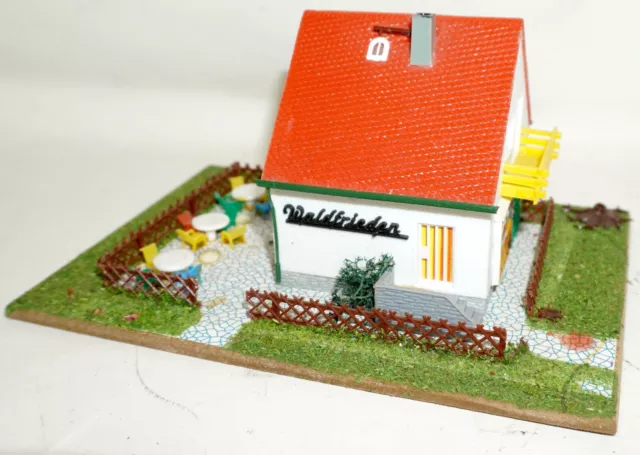 Modellbau Gaststätte Waldfrieden Modelleisenbahn HO /TT Zubehör DDR /10.8/12