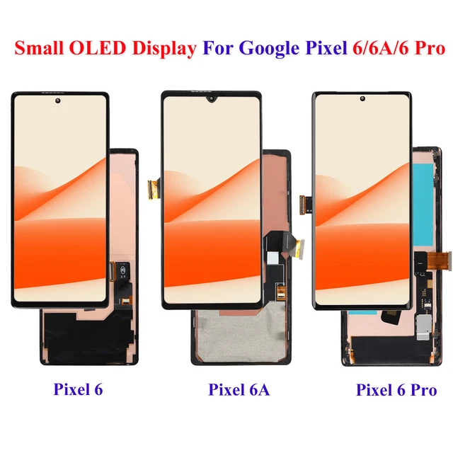 Display OLED + Digitalizzatore Per Google Pixel 6 Pro - Nero - Ricambio Originale