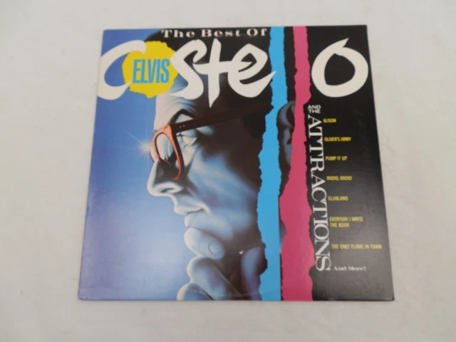THE BEST OF ELVIS COSTELLO - THE MAN VINYL ALBUM RECORD LP 33rpm NM FC 40101