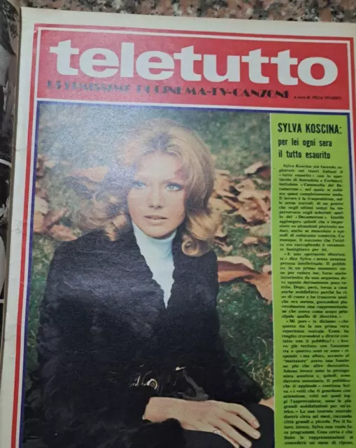 Bolero Teletutto 1336 del 1972-Ornella Vanoni-Sylva Koscina-Tognazzi-Nada-Vanoni 3