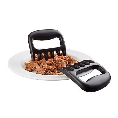 In plastica ABS di alta qualità per tagliare la carne Forhettoni per il BBQ| Artigli d’orso per Pulled Pork nero Forchettoni “artigli” per la carne Pentaton confezione da 2 pz 
