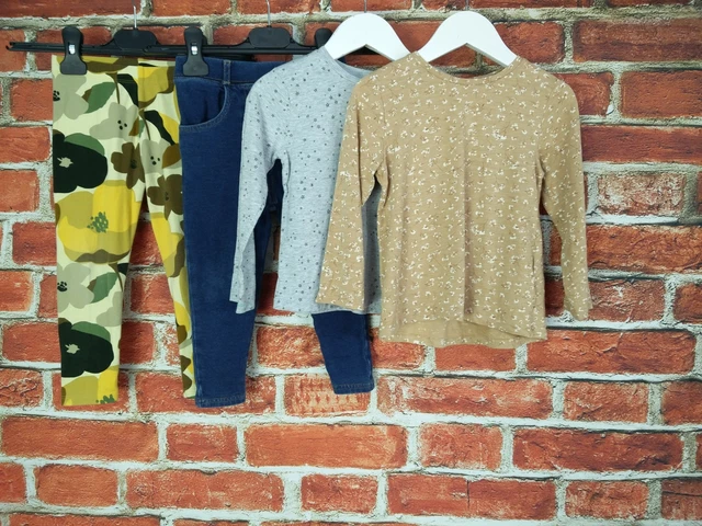 Girls Bundle Aged 2-3 Years Next George Long Sleeve T-Shirt Leggings Jeans 98Cm
