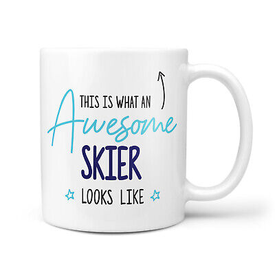 This Is What An Awesome SKIER Looks Like Ski Skiing Gifts Gift Mug