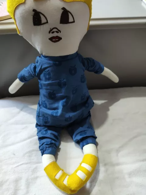 Smafolk Denmark Rare Apple Boy Plush Cloth Doll 3