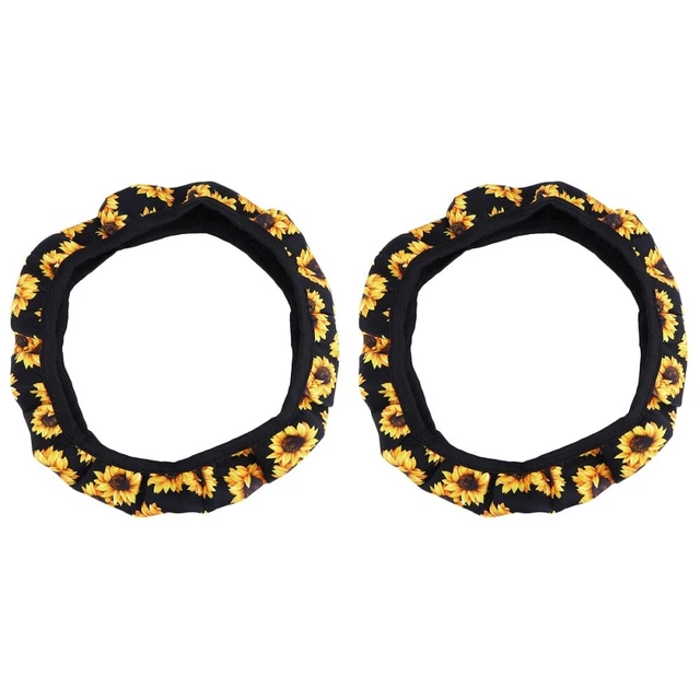2 Pieces Lenkradabdeckung Winterlenkradpolster Autorad Warmer Schutz