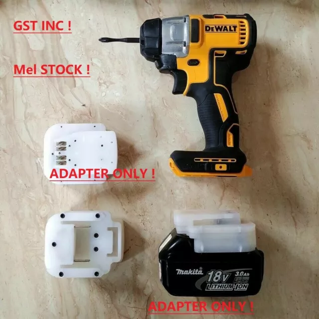 Dewalt ADAPTER 18V To Makita 18V Battery Adapter Dewalt battery adapter converte