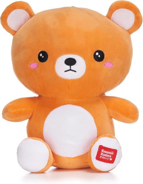 Ours En Peluche SNOWOLF – Oreiller Câlin 50 Cm, Violet, Jouet Kawaii Tout Doux, Pour Enfant, Squishy