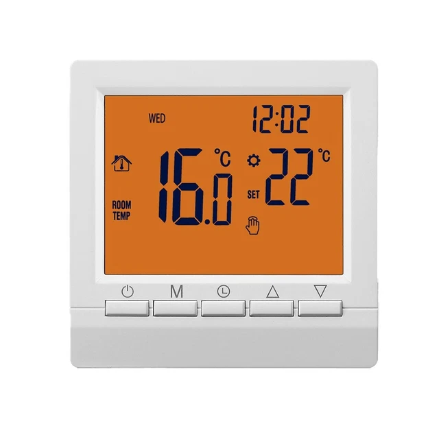 Chaudière à gaz murale thermostat programmable chauffage hebdomadaire sans Wif