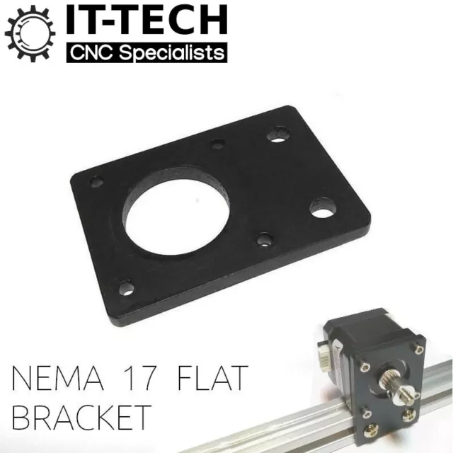 Nema 17 42mm Stepper Motor Mount Flat Bracket Alloy Plate CNC 3D Printer Part