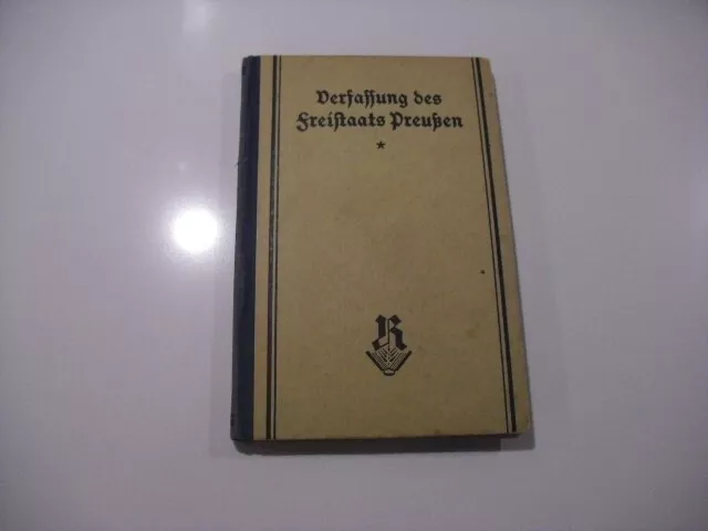 Verfassung des Freistaats Preussen Preußen 30.11.1920
