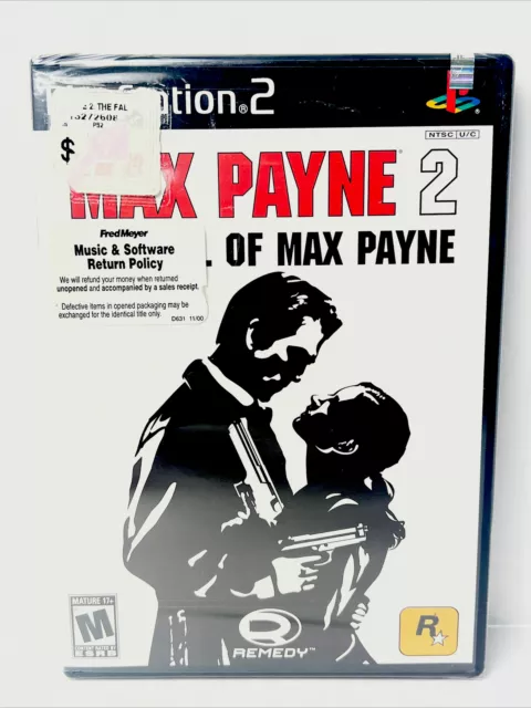 Max Payne 2: The Fall of Max Payne Sony PlayStation 2, PS2 Sealed Brand New