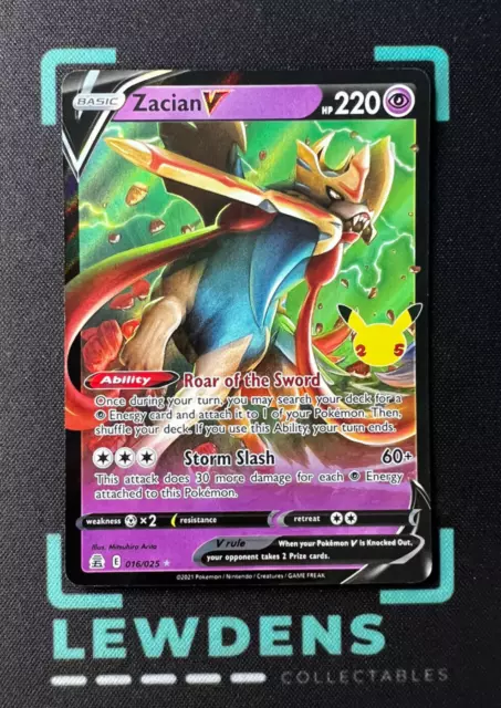 195/202 Zacian V, Rare Ultra Card