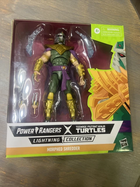 Power Rangers X TMNT Lightning Collection Morphed Shredder Green Ranger MMPR-NEW