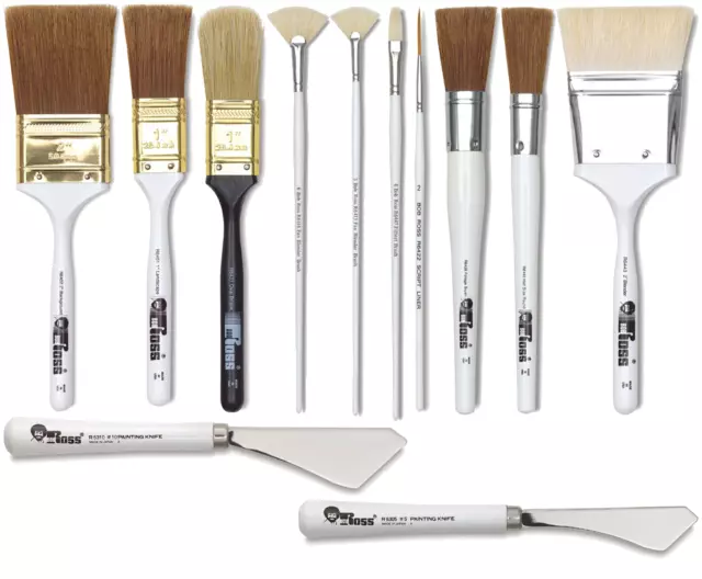 Bob Ross Oil Landscape Painting - Choose Bob Ross Brush Brushes Painting Knife