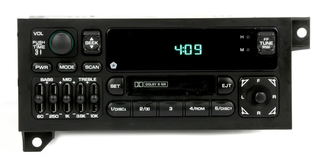 Chrysler Dodge 84-02 Radio AMFM 5 Band EQ Cassette Player CD Control P04704386AC