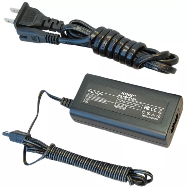 HQRP AC Adapter Charger for JVC Everio GZ-MS130 GZ-MS130B GZ-MS130AU