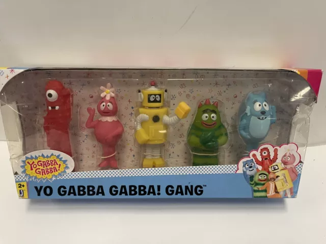 Yo Gabba Gabba Dancey Dance Brobee and Plex Toys, Surprise Foofa