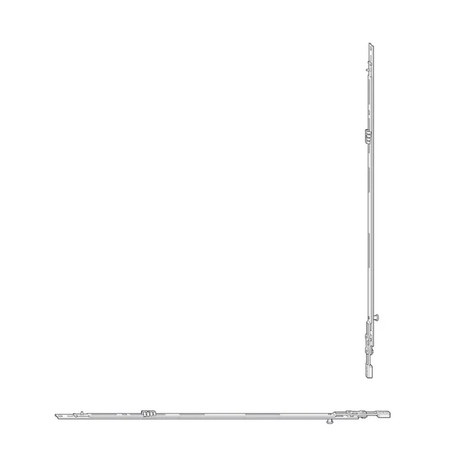 10 x ROTO Mittelverschluss 130 1V kuppelbar
