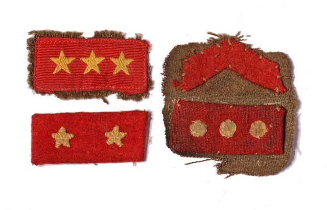JAPAN. 193945 IMPERIAL Army Rank Insignia. (3) EUR 98,60 PicClick FR