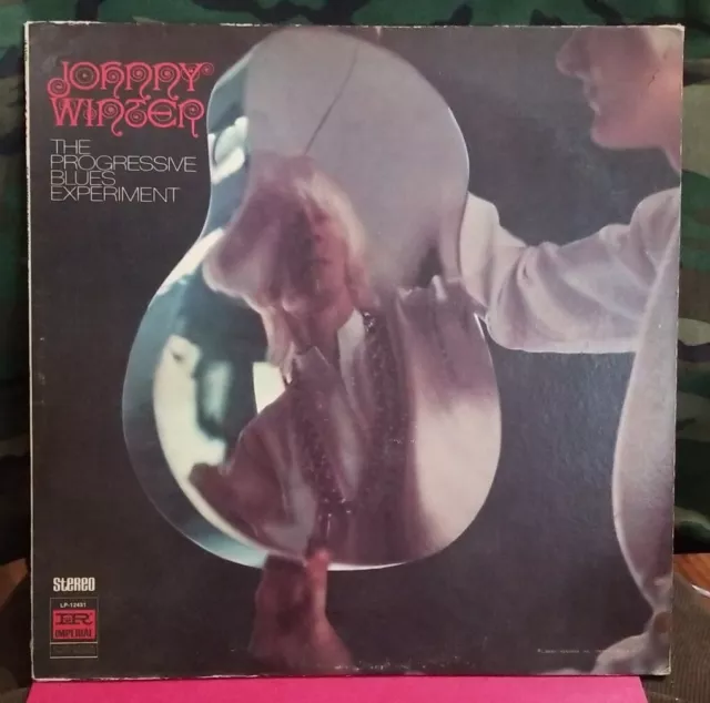 JOHNNY WINTER The Progressive Blues Experiment Imperial LP 12431 vinyl album lp