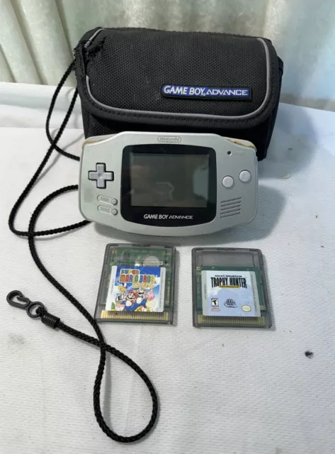 Nintendo Game Boy Advance With Bag And 2 Games - No Charger