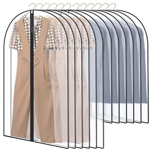 GoMaihe Housses de Vêtements12Pcs Housse pour Costume Penderie Protection Pli...