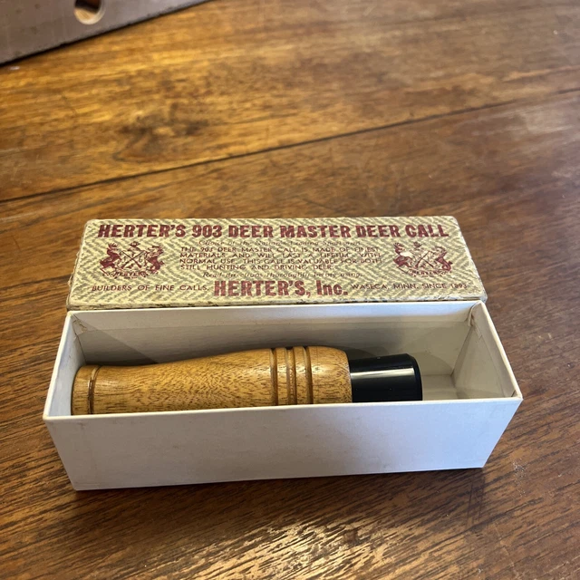Vintage Herter’s World Famous Game Calls, 903 Master Deer Call, Original Box Vintage Herter’s World Famous Game Calls, 903 Master Deer Call, Original Box