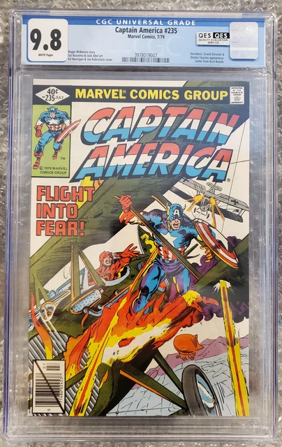 CAPTAIN AMERICA #235 CGC 9.8 HIGHEST graded QES Grand Director DAREDEVIL Faustus