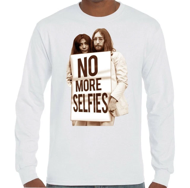 No More Selfie Da Uomo Funny John Lennon