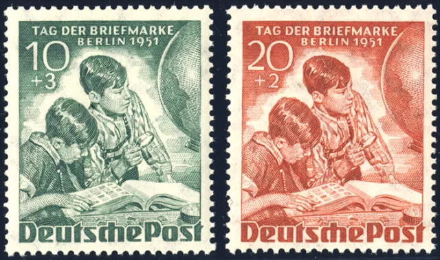 BERLIN 1951, MiNr. 80-81, postfrisch, Mi. 55,-