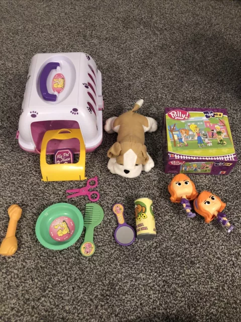 Girls Toy Bundle Scooby Doo Daphne Puzzle Puppy & Carry Case Grooming Accessorie