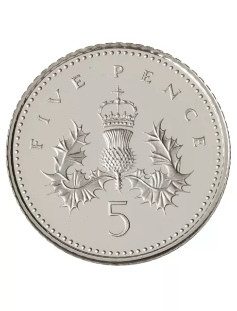 1971-2019 Proof Uncirculated 5p Five pence British Coin