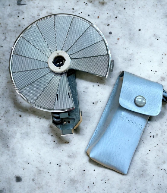 VINTAGE HONEYWELL TILT-A-MITE Collapsible Fan Camera Flash Unit with ...